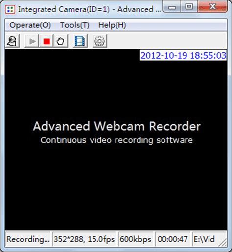 Advanced Webcam Recorder for Windows